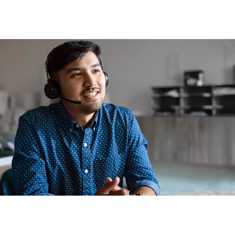 HP UC Wireless Duo Headset, Kabellos, Büro/Callcenter, 310 g, Headset, Schwarz