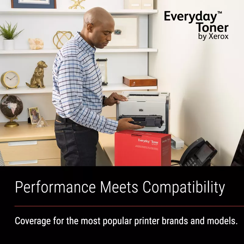 Everyday™ Schwarzer Toner von Xerox kompatibel mit HP 80A (CF280A), Standardkapazität