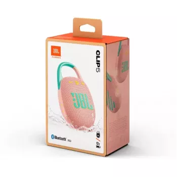JBL Clip 5 tragbarer Bluetooth-Lautsprecher, Pink