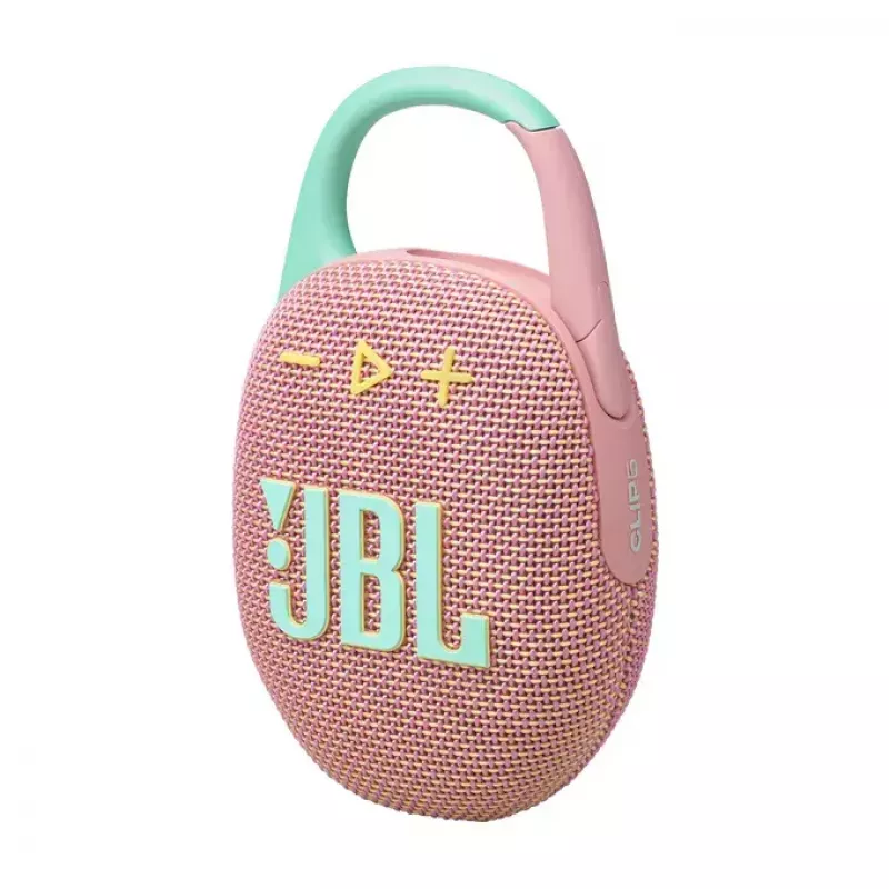 JBL Clip 5 tragbarer Bluetooth-Lautsprecher, Pink