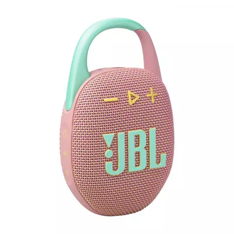 JBL Clip 5 tragbarer Bluetooth-Lautsprecher, Pink