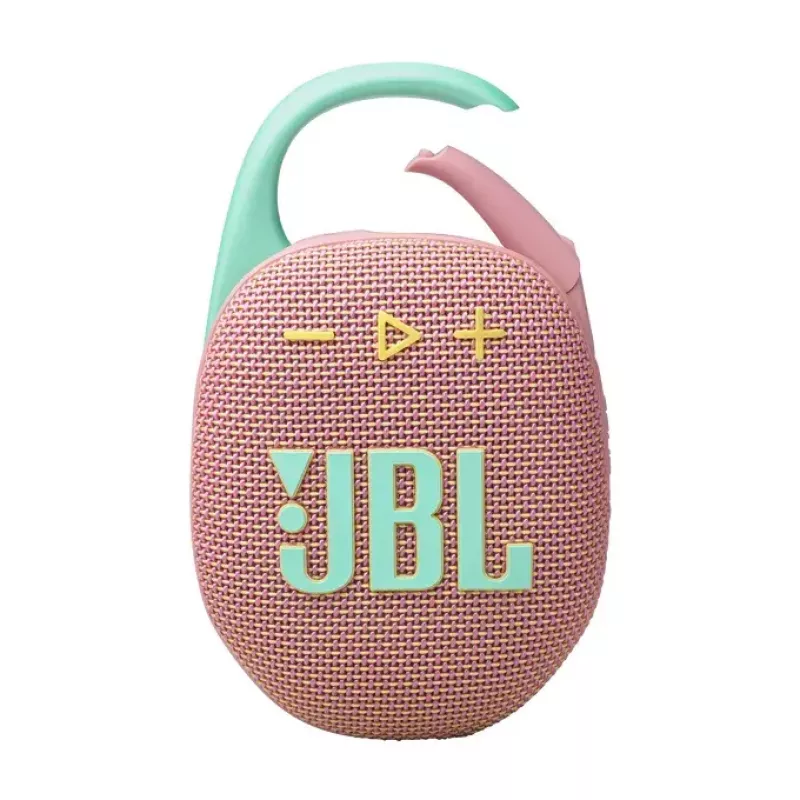 JBL Clip 5 tragbarer Bluetooth-Lautsprecher, Pink