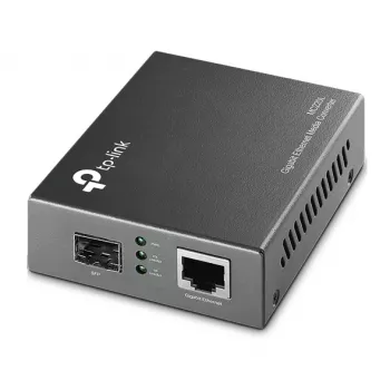 TP-Link Gigabit SFP Medienkonverter MC220L, 1000 Mbit/s, Multimode, Singlemode