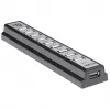 USB Hub Manhattan USB-A 10-Port, 480 Mbit/s, Schwarz