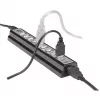 USB Hub Manhattan USB-A 10-Port, 480 Mbit/s, Schwarz