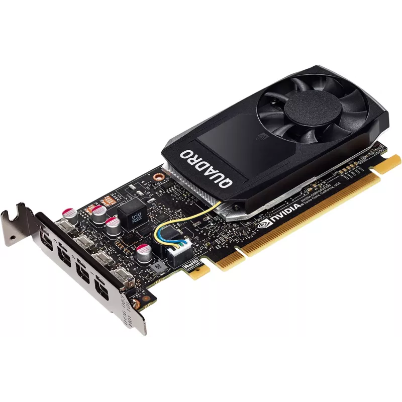 HP NVIDIA Quadro P1000 4GB Graphics, Quadro P1000, 4 GB, GDDR5, 128 bit, 5120 x 2880 Pixel, PCI Express x16 3.0