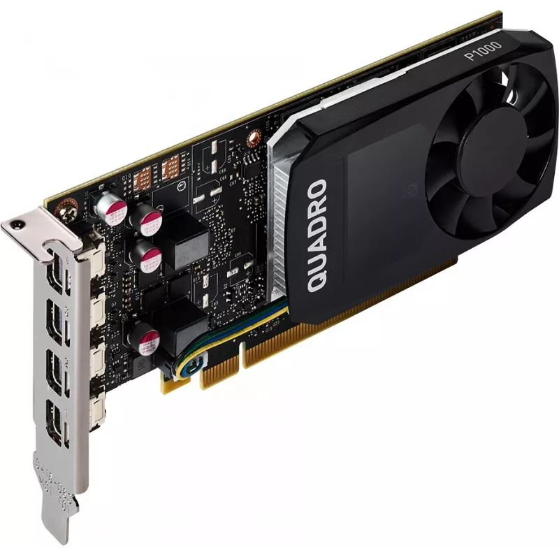 HP NVIDIA Quadro P1000 4GB Graphics, Quadro P1000, 4 GB, GDDR5, 128 bit, 5120 x 2880 Pixel, PCI Express x16 3.0