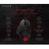 HP OMEN by Reactor Maus, Rechtshänder, Optisch, USB Typ-A, 16000 DPI, 0,2 ms, Schwarz