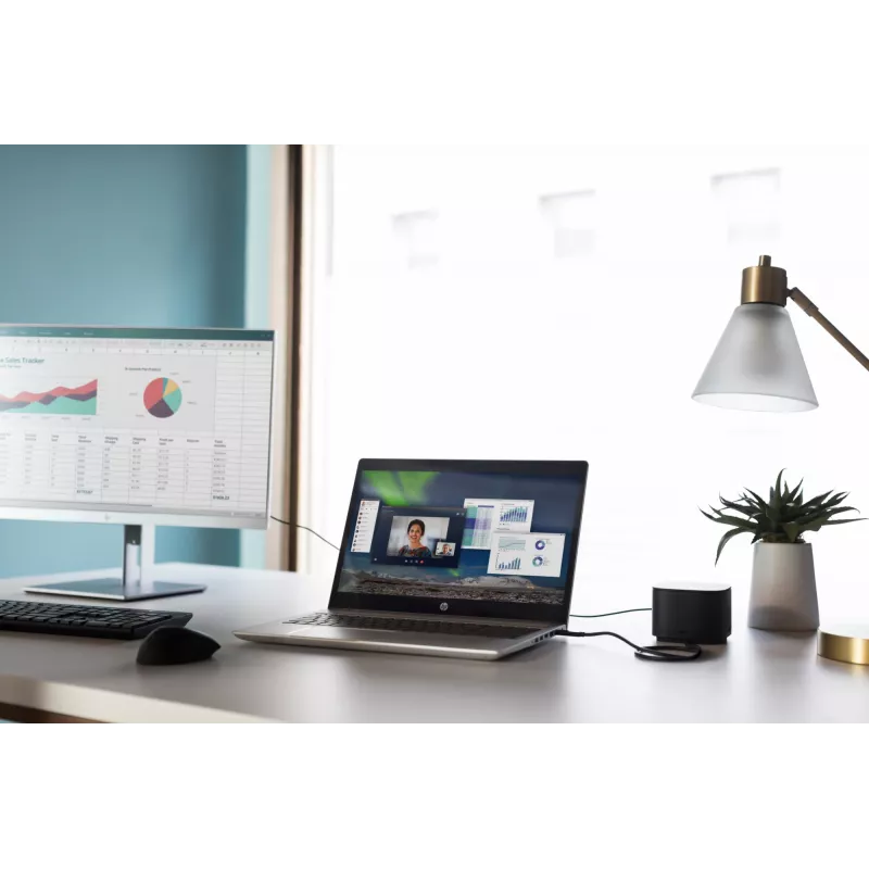 HP Thunderbolt Dock G2 mit Combo-Kabel, kabelgebunden, Thunderbolt, Schwarz, Kensington, China, HP