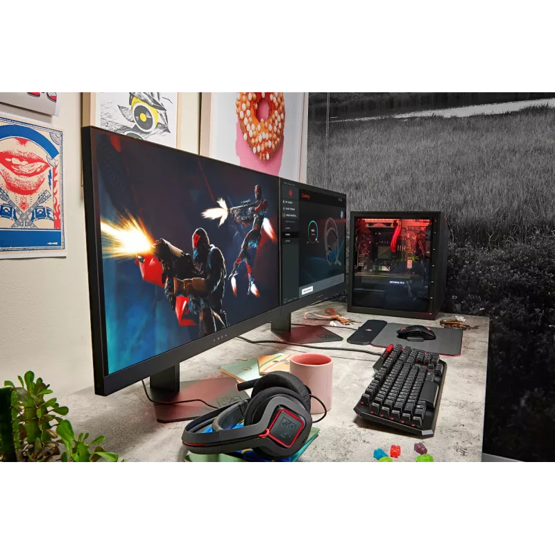 HP OMEN X 27 Computerbildschirm 68,6 cm (27 Zoll) 2560 x 1440 Pixel Quad HD Schwarz (generalüberholt)