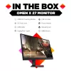 HP OMEN X 27 Computerbildschirm 68,6 cm (27 Zoll) 2560 x 1440 Pixel Quad HD Schwarz (generalüberholt)