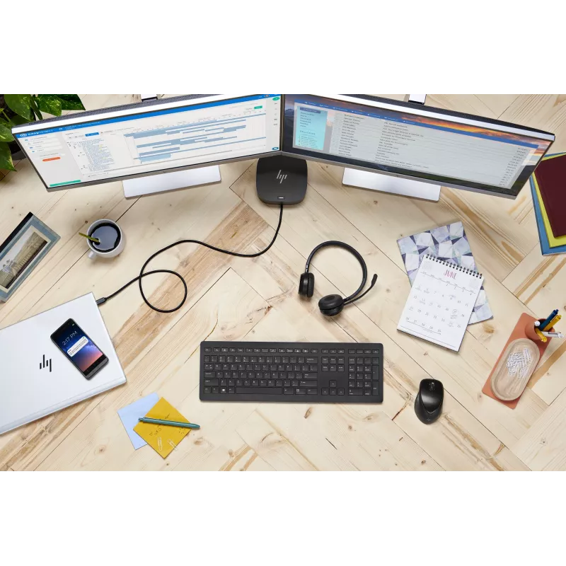 HP USB-C Dock G5, kabelgebunden, USB 3.2 Gen 1 (3.1 Gen 1) Type-C, Schwarz, Schwarz, China, Thailand, Mexiko, HP