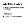 HP 305XL High Yield Schwarz Original Tintenpatrone