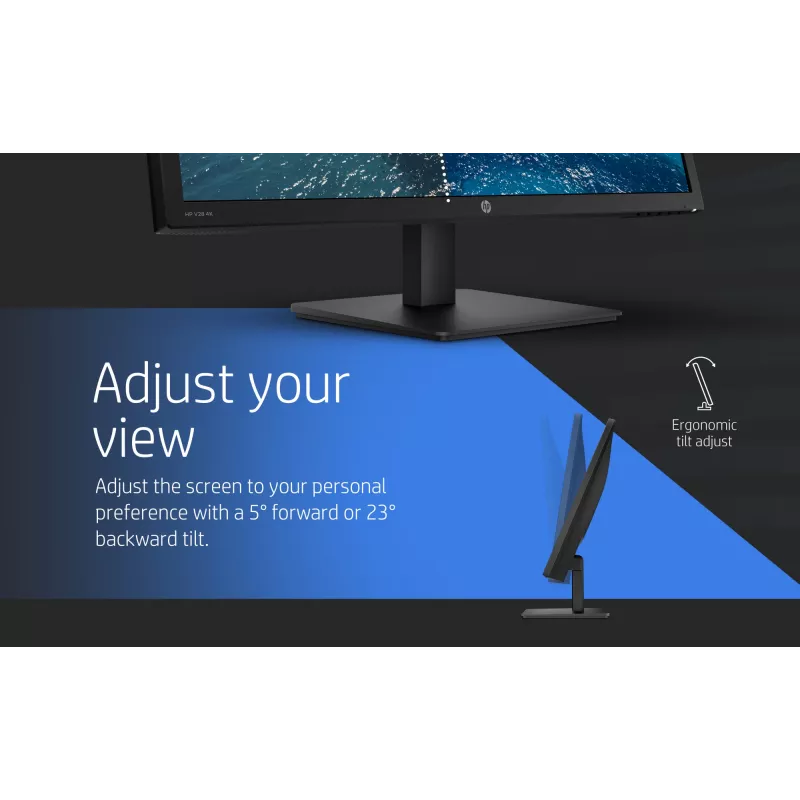 HP V28 Computermonitor 71,1 cm (28 Zoll) 3840 x 2160 Pixel 4K Ultra HD LED Schwarz