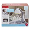 Fisher-Price Rainbow Showers Beistellbett-Bett-Mobile, Kinderbett, Klang, Nachtlicht, integrierter Timer, Stoff, Kunststoff