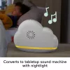 Fisher-Price Rainbow Showers Beistellbett-Bett-Mobile, Kinderbett, Klang, Nachtlicht, integrierter Timer, Stoff, Kunststoff
