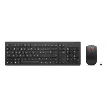 Lenovo 4X31R64462 Tastatur Maus enthalten Büro RF Wireless + Bluetooth Dänisch Schwarz