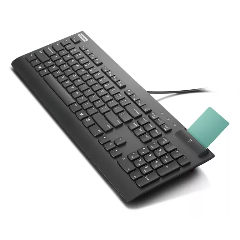 Lenovo Smartcard Wired II Tastatur Home/Office USB Nordic Schwarz