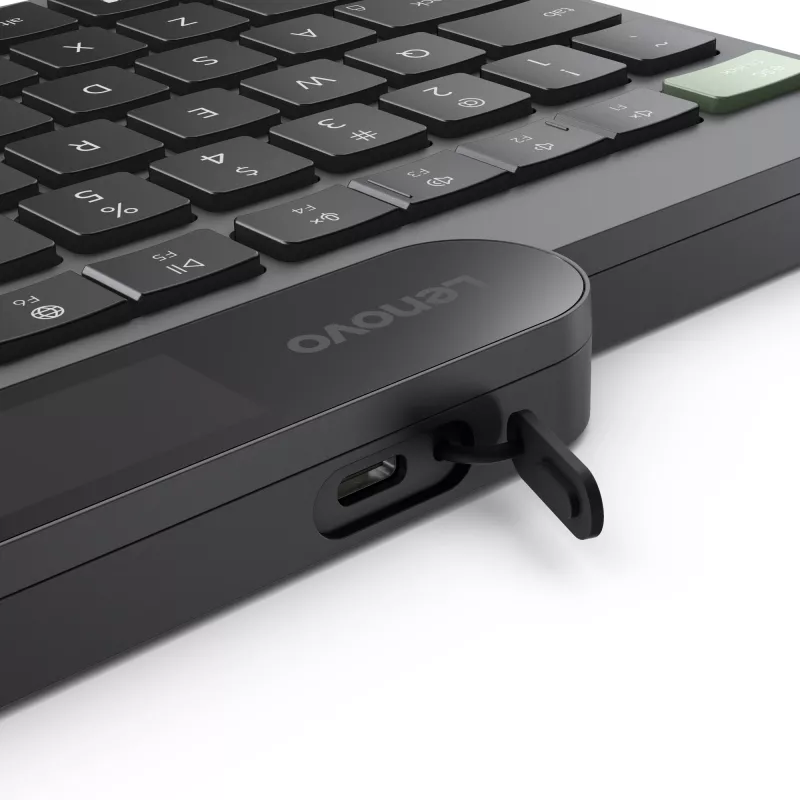 Lenovo 4Y41R69515 Tastatur Home/Office Bluetooth Belgisch, Französisch Schwarz, Grün