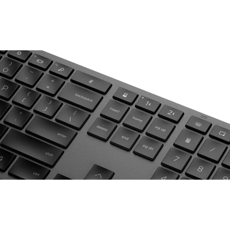 HP 975 Dual-Mode Wireless Tastatur Full-Size RF Wireless Bluetooth Schwarz