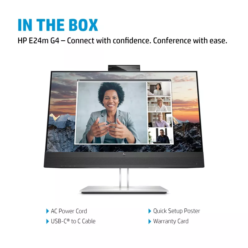 HP E24m G5 23,8 Zoll Full HD Monitor, 1920x1080 (40Z32E9#ABB)