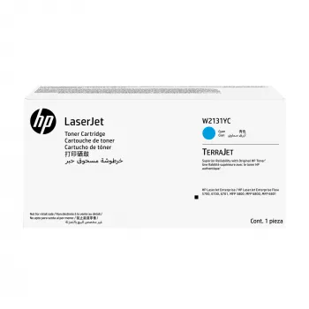 HP W2131YC Cyan Contract Original LaserJet Tonerkartusche, Cyan, 1 Stk.