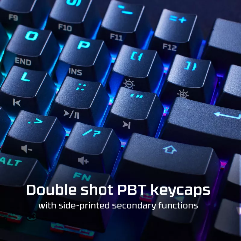 HyperX Alloy Origins 65 – Mechanische Gaming-Tastatur – HX Aqua (US-Layout)