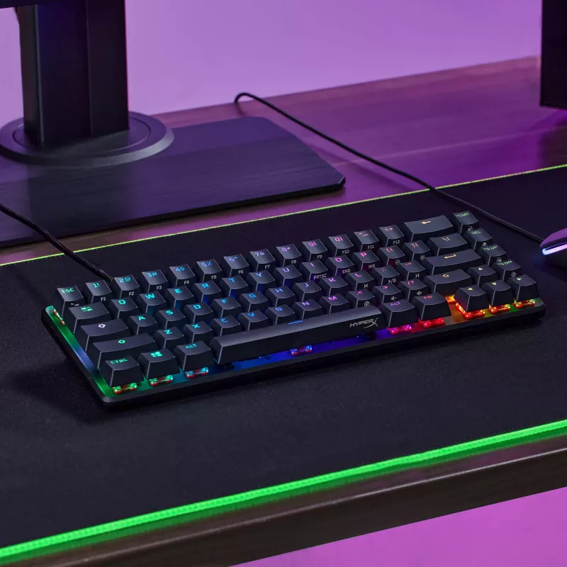 HyperX Alloy Origins 65 – Mechanische Gaming-Tastatur – HX Aqua (US-Layout)