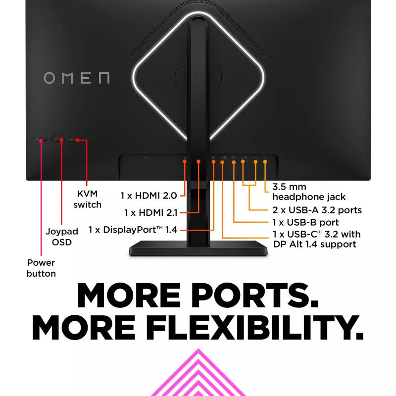 OMEN by HP 27 Zoll UHD 144Hz Gaming-Monitor – OMEN 27k
