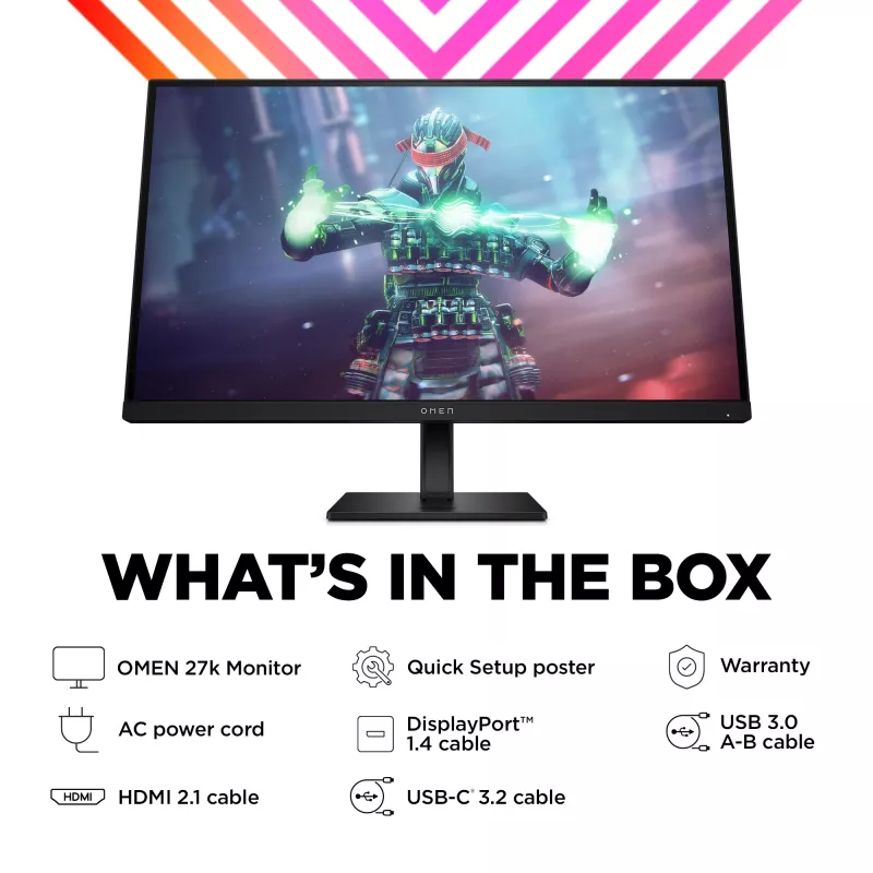 OMEN by HP 27 Zoll UHD 144Hz Gaming-Monitor – OMEN 27k