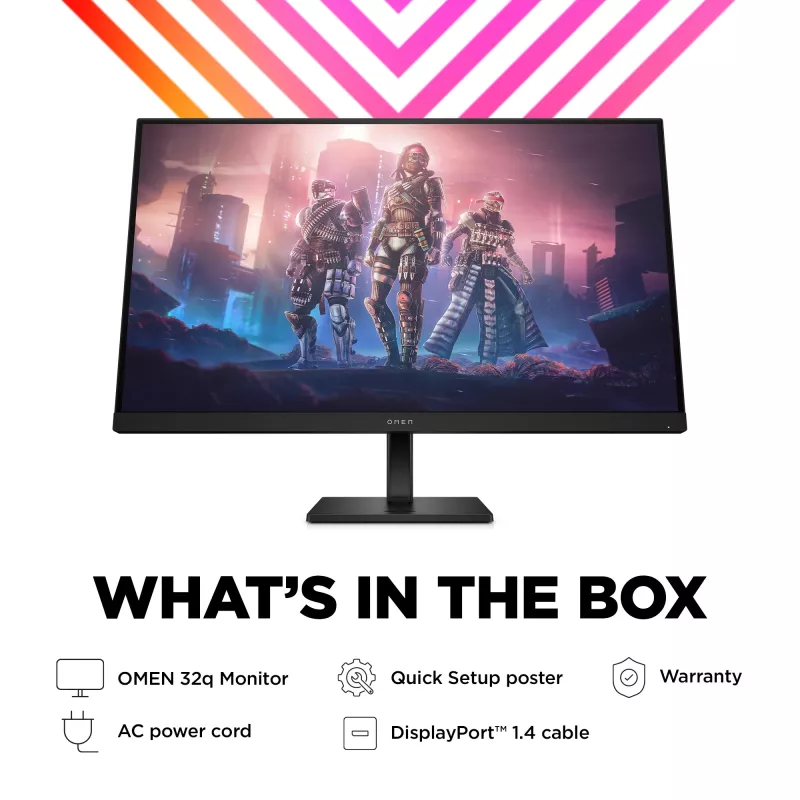 OMEN by HP 31,5 Zoll QHD 165Hz Gaming-Monitor - OMEN 32q