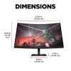 OMEN by HP 31,5 Zoll QHD 165Hz Curved Gaming-Monitor - OMEN 32c (generalüberholt)