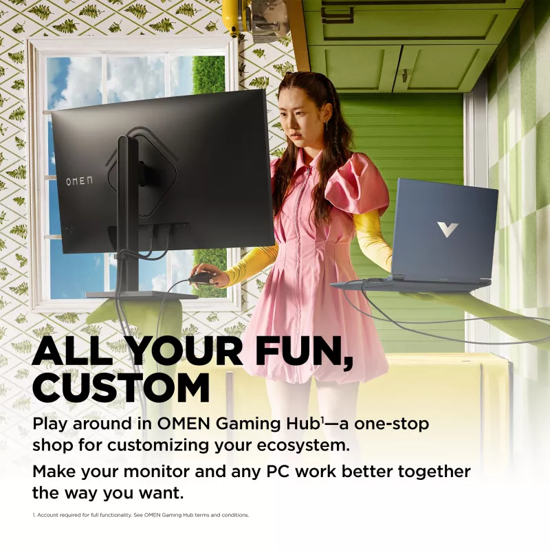 OMEN by HP 31,5 Zoll QHD 165Hz Curved Gaming-Monitor - OMEN 32c (generalüberholt)