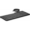 HP 405 Multi-Device kabelgebundene Tastatur mit Hintergrundbeleuchtung, Full-Size (100 %), kabelgebunden, USB, Membran, Schwarz