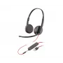 Headset POLY Blackwire 3225 Stereo USB-A Kabelgebundenes Büro- und Callcenter-Headset