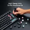 Linearer mechanischer Tastaturschalter KINGSTON HyperX 85U07AA 45 g Betätigungskraft