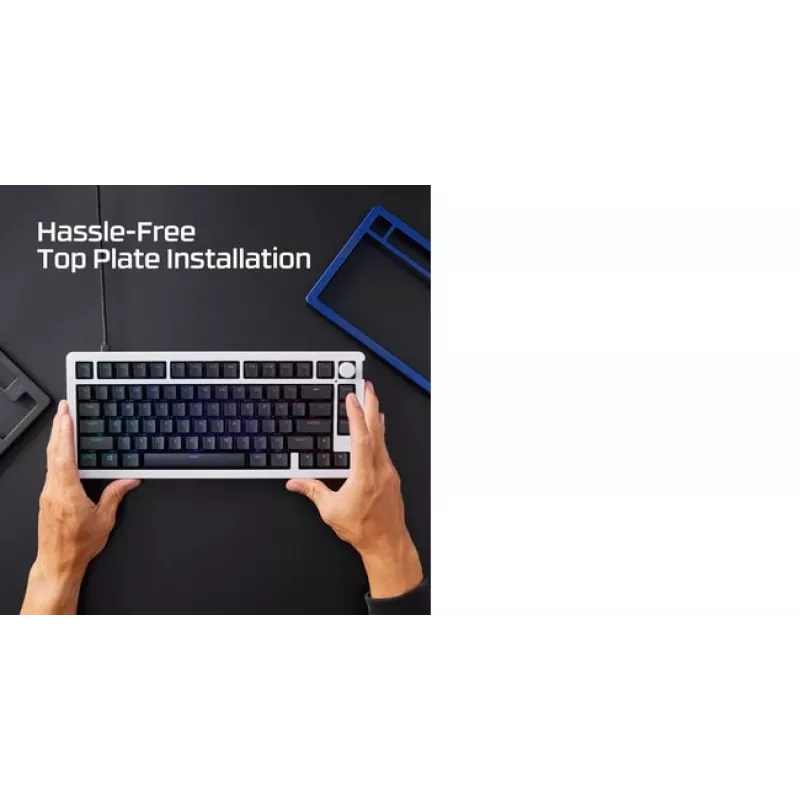 Mechanische Tastatur-Top-Abdeckung KINGSTON HyperX Alloy Rise Navy Blue (Modell 85U10AA)