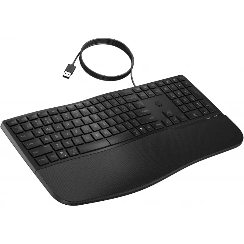 Kabelgebundene Full-Size-Tastatur HP 485 Comfort mit USB-Anschluss und 23 programmierbaren Tasten