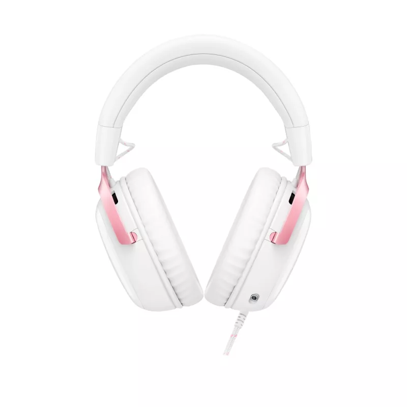 HyperX Cloud III - Gaming-Headset (Weiß/Pink)