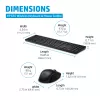 HP 655 Wireless Tastatur and Maus Combo, Schwarz, Maus im Lieferumfang enthalten