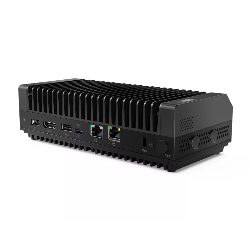 Lenovo ThinkEdge SE30 Intel® Core™ i3 i3-1115GRE 8 GB DDR4-SDRAM 256 GB SSD Windows 11 IoT Enterprise Mini-PC Schwarz