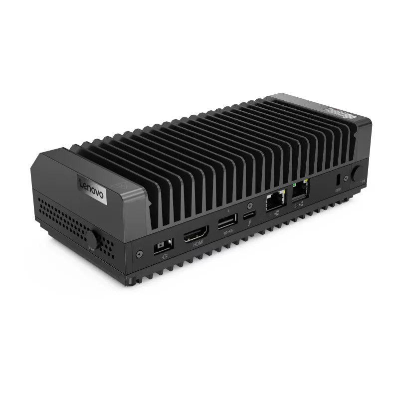 Lenovo ThinkEdge SE30 Intel® Core™ i3 i3-1115GRE 8 GB DDR4-SDRAM 256 GB SSD Windows 11 IoT Enterprise Mini-PC Schwarz