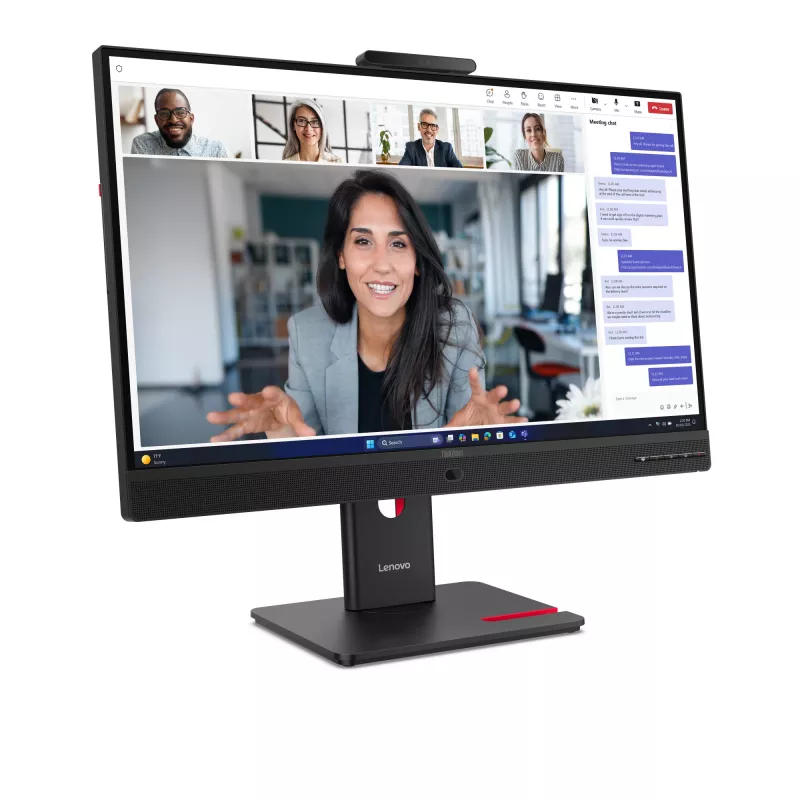 Lenovo ThinkVision T24-4v Monitor, 60,5 cm (23,8 inch), 1920 x 1080 Pixel, Full HD, LED, 6 ms, Schwarz