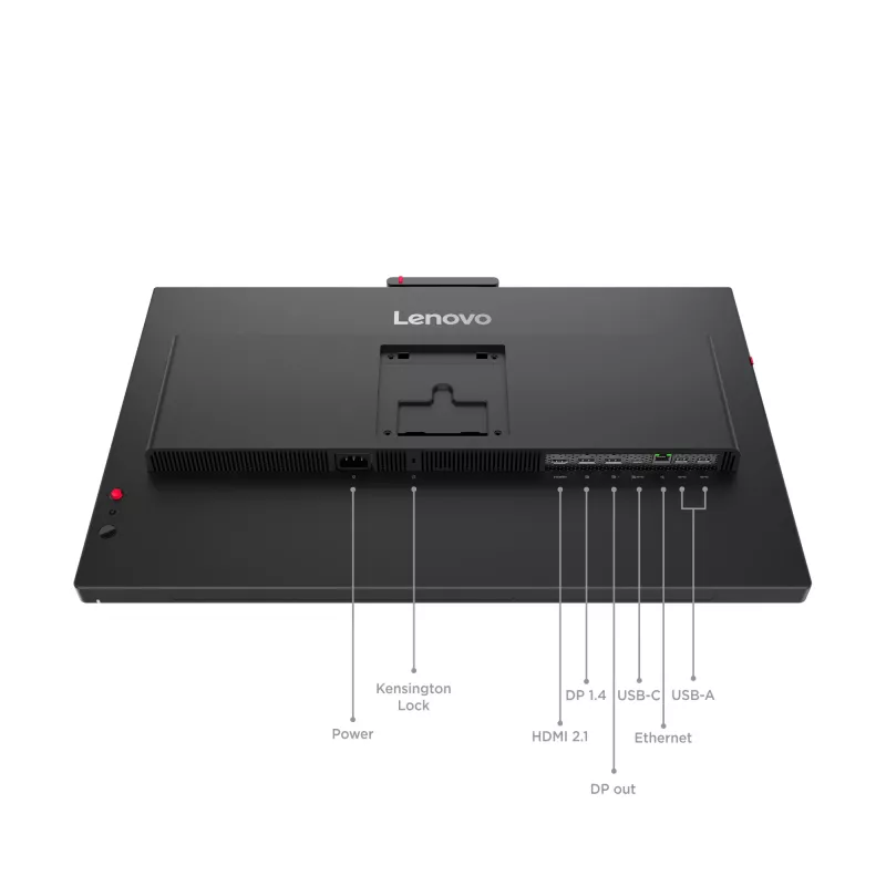 Lenovo ThinkVision T24-4v Monitor, 60,5 cm (23,8 inch), 1920 x 1080 Pixel, Full HD, LED, 6 ms, Schwarz