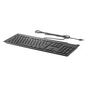 HP Business schlank v2 Smartcard Tastatur, Full-size (100%), Wired, USB, Schwarz