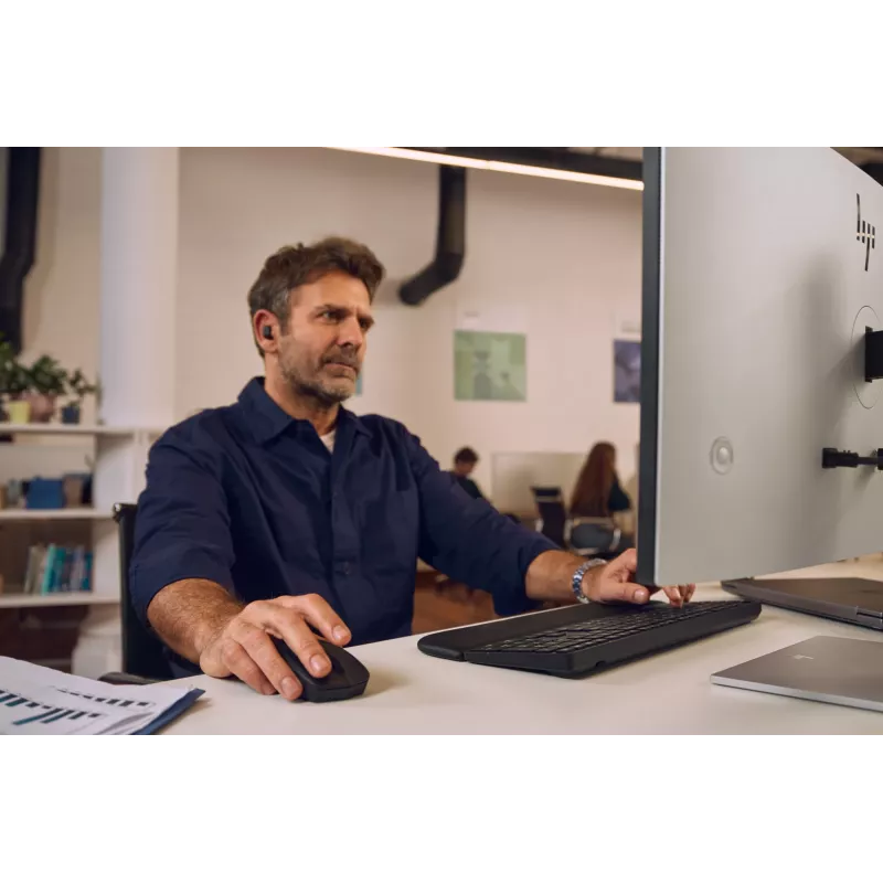 HP Multi-DevDual-ModeKBDwPlm EMEA-INTL E Tastatur Schwarz