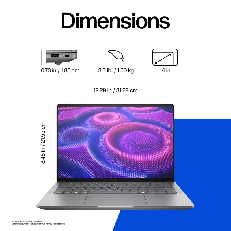 Mobile Workstation HP ZBook Ultra G1a 14 Zoll AMD Ryzen AI Max 390 32 GB RAM 1 TB SSD Windows 11 Pro