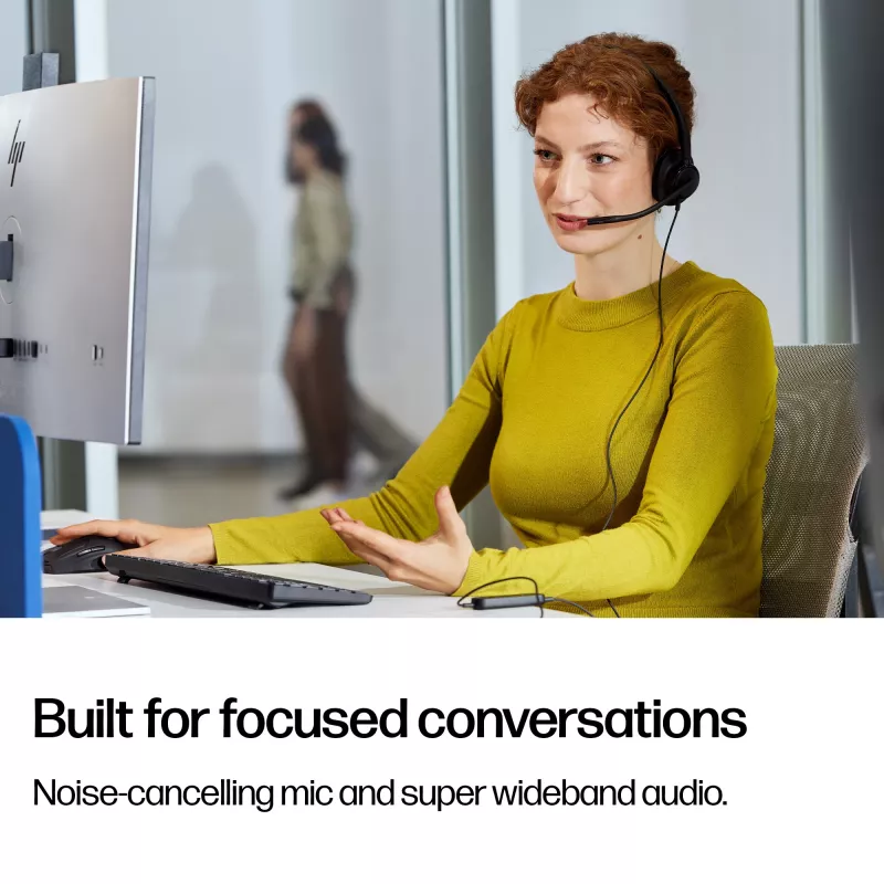 Kabelgebundenes USB-Headset HP POLY MISSION 415 USB HS CL WW von HP, Modell C01A9AA#AC3