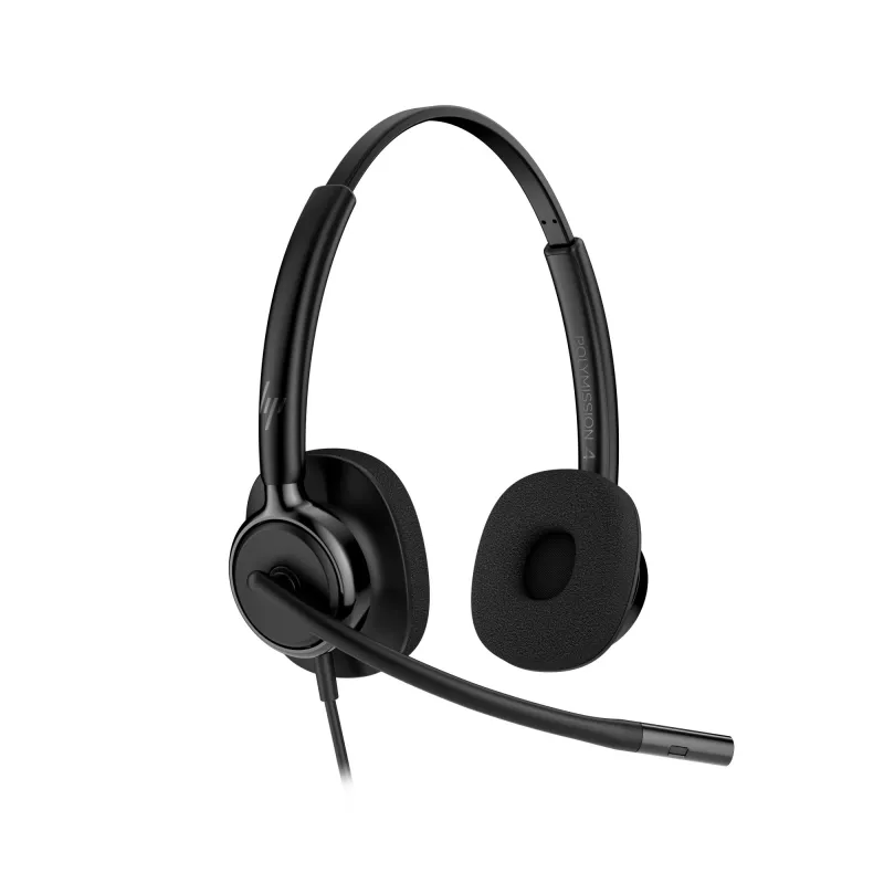 Kabelgebundenes Stereo-Headset HP POLY Mission 425 Classic, USB-Anschluss, 126 g