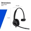 Kabelgebundenes Stereo-Headset HP POLY Mission 425 Classic, USB-Anschluss, 126 g
